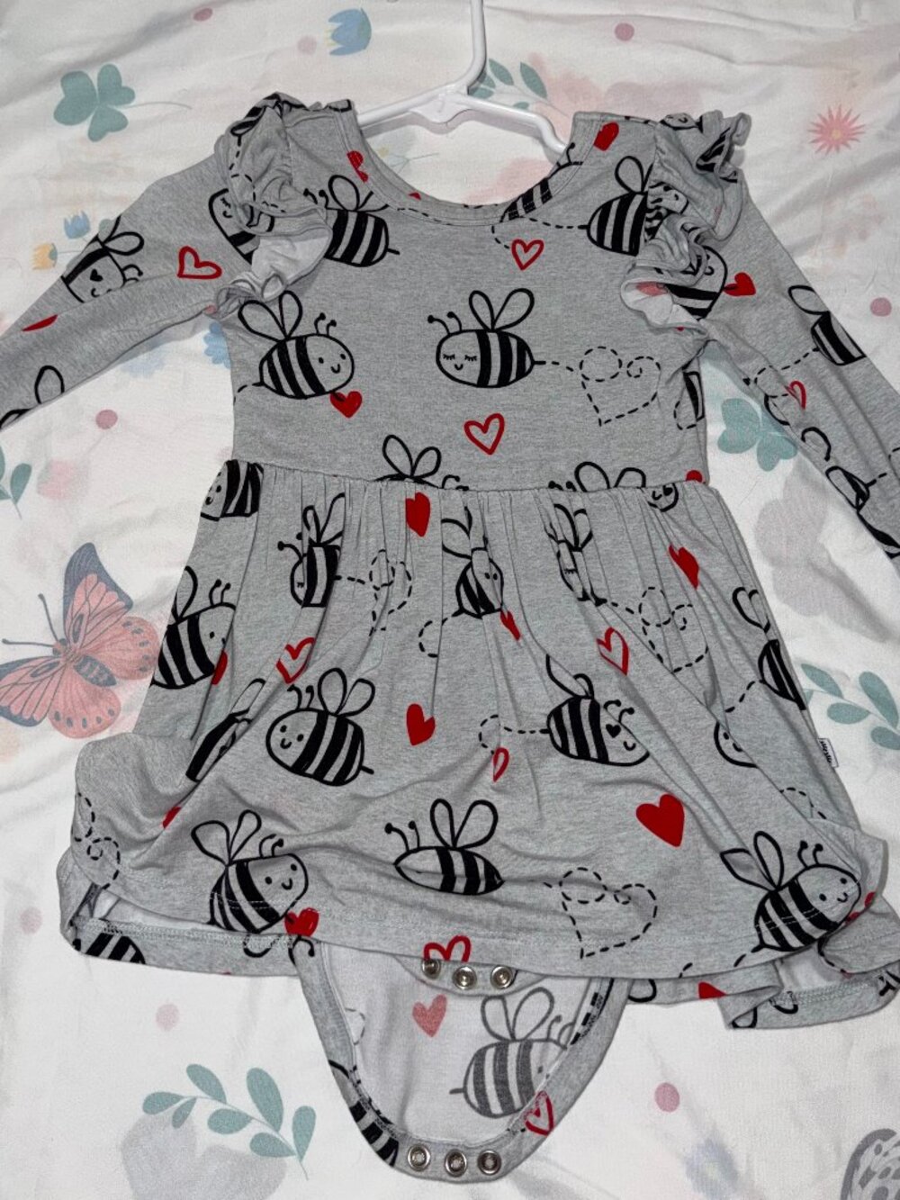 Little Sleepies Bee Mine Twirl Dress
